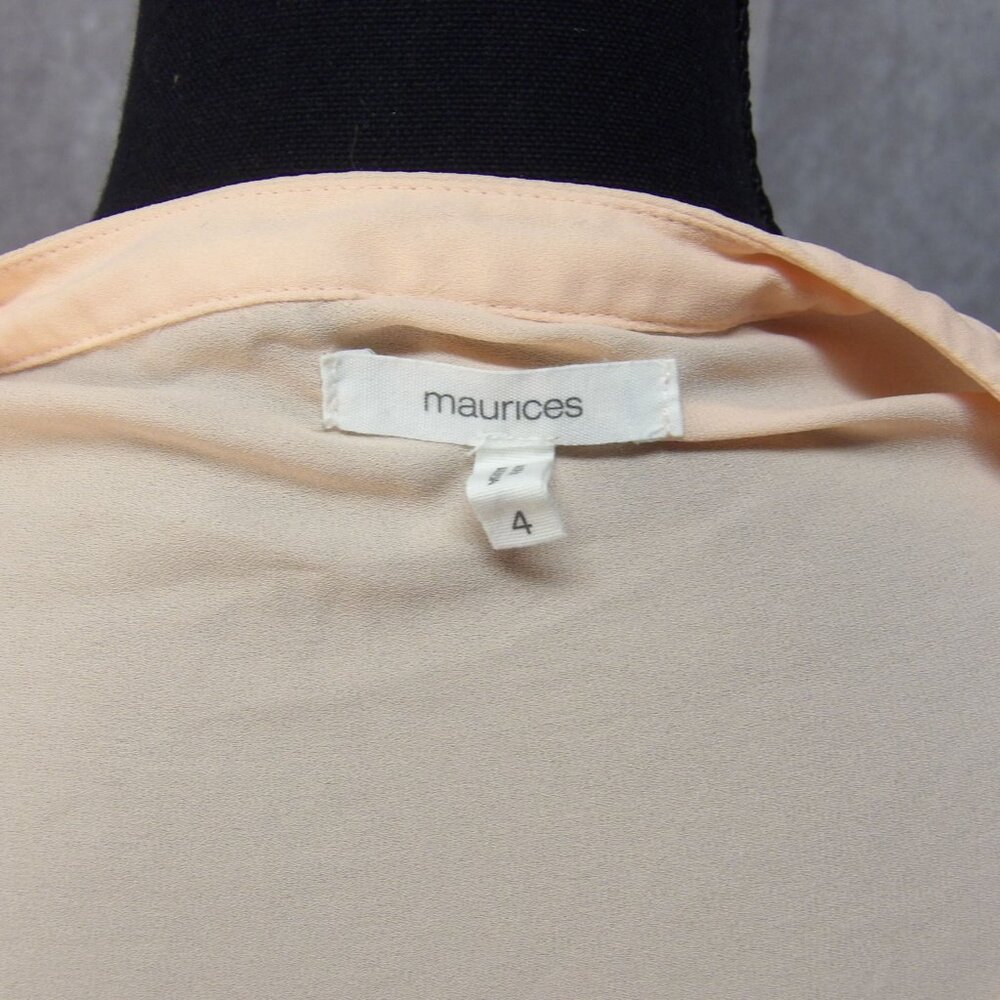 Maurices Harper 'Pale Blush LS Pullover' Top Blouse 4 (4X/26) - Picture 9 of 9